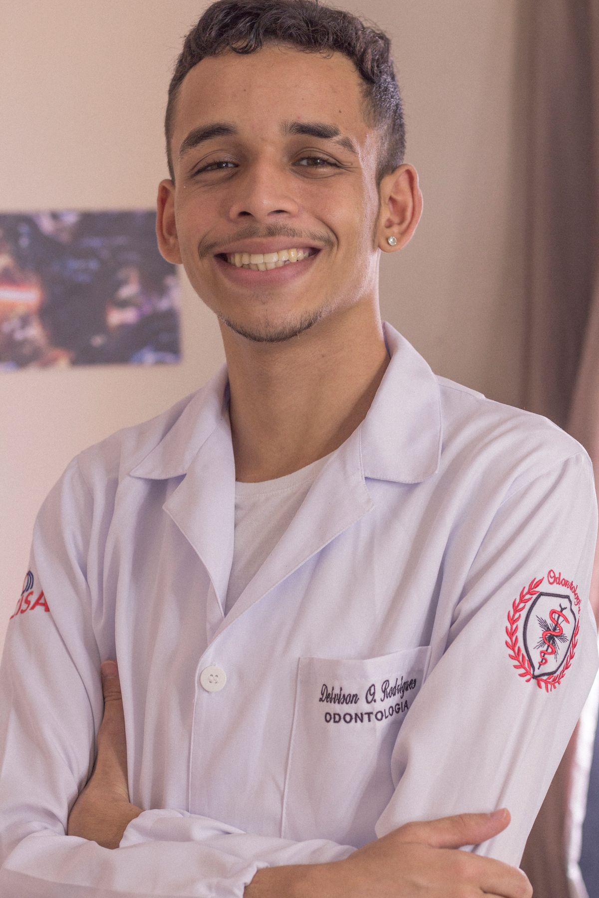 Stock portrait of a male dental professional